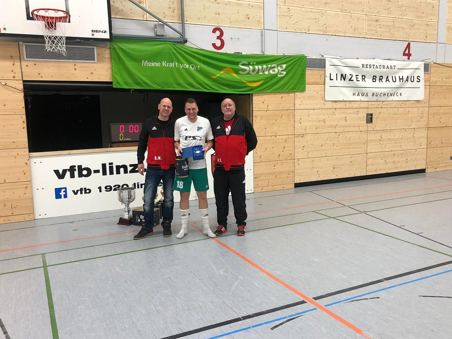 Süwag Hallencup 2019 - Seniorenturnier - Bester Spieler Niklas Pertzborn