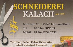 Sponsor Schneiderei Kalach