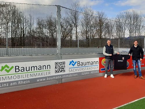 Immobilien Baumann neuer Sponsor beim VfB