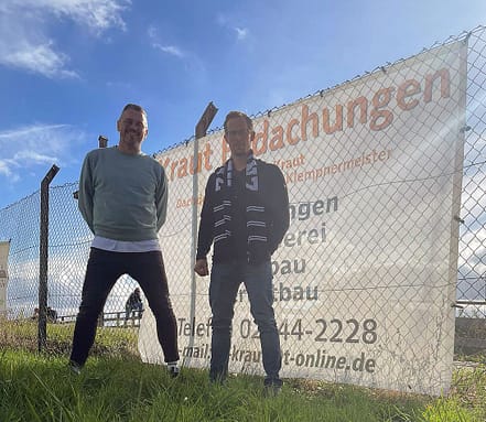 Kraut Bedachungen weiter VfB Linz Sponsor Partner