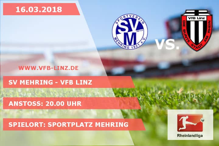 Spieltagplakat SV Mehring - VfB Linz