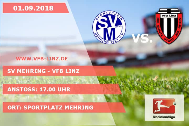 Spieltagplakat SV Mehring - VfB Linz
