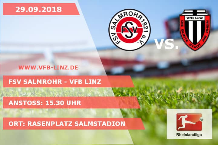 Spieltagplakat: FSV Salmrohr - VfB Linz