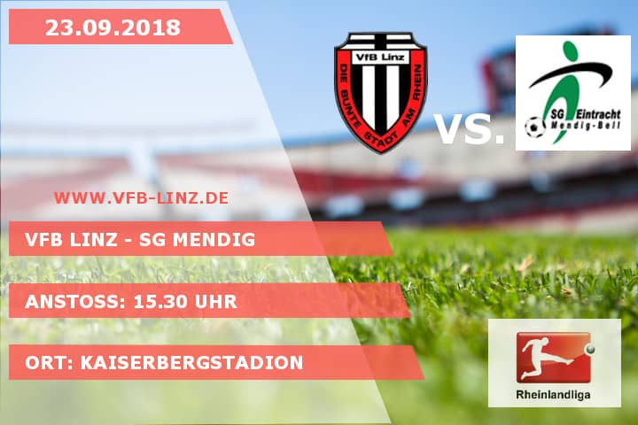 Spieltagplakat: VfB Linz - SG Mendig