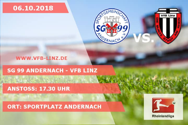 Spieltagplakat: SG Andernach - VfB Linz