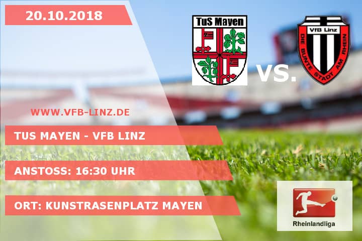 Spieltagplakat: TuS Mayen - VfB Linz