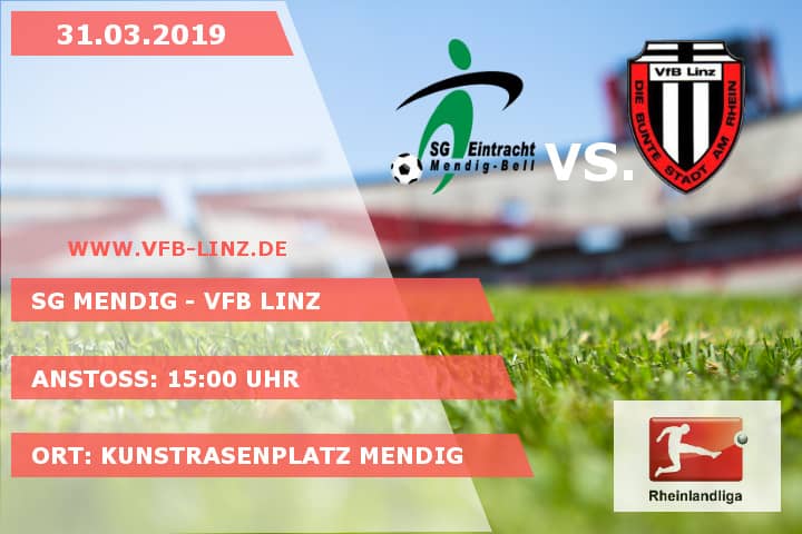 Spieltagplakat SG Mendig - VfB Linz